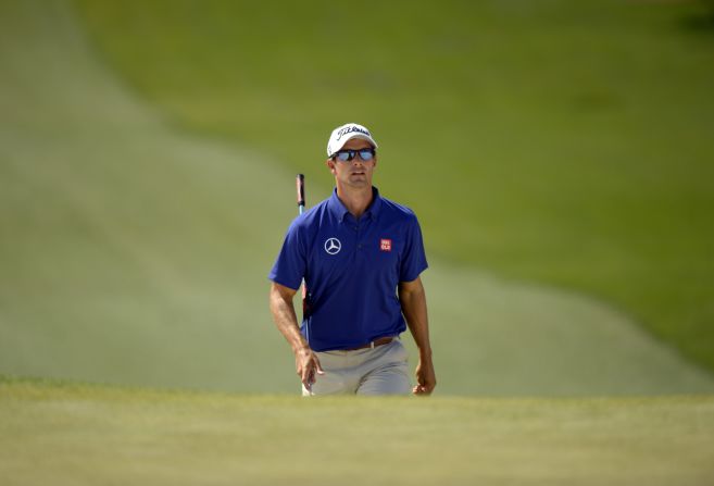 But it looks like there will be no repeat for Adam Scott. The 2013 champion fell well off the pace.