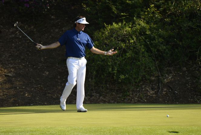 Second-round leader Watson couldn't match his Friday, registering a 74.