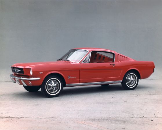 <strong>1965 Ford Mustang fastback.</strong> The fastback was not an option when the car was originally introduced in 1964, but it was added in 1965. 
