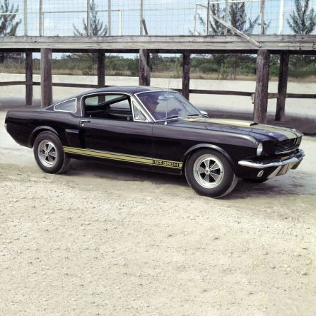 <strong>1966 Ford Mustang GT350H. </strong>The GT350H was a limited run, produced for Hertz as a "rent-a-racer" in participation with Shelby American. The rental car was based on the stock GT350 fastback, but it came with an automatic transmission.