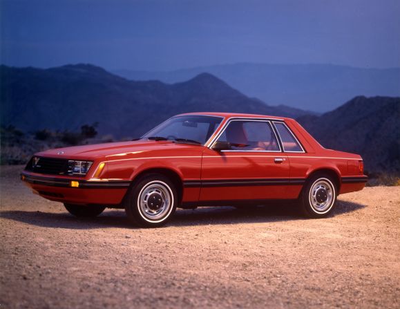 <strong>1980 Ford Mustang LX coupe.</strong> The year 1980 saw the 302-cubic-inch V-8 engine dropped as an option. It was replaced by an economy-minded 119-horsepower 255-cubic-inch V-8.