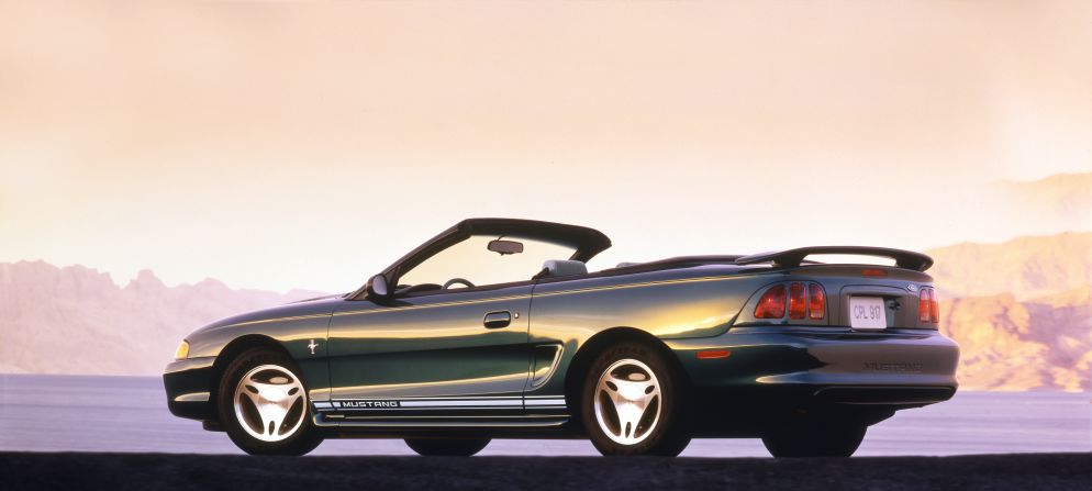 <strong>1997 Ford Mustang convertible.</strong> Ford added a passive anti-theft system as standard equipment on all Mustangs.