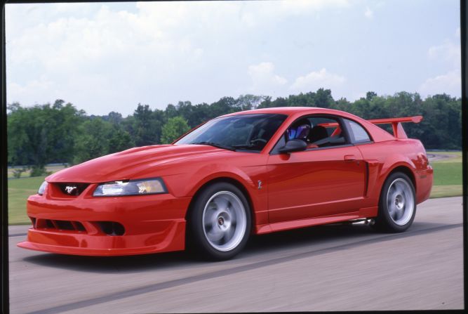 <strong>2000 Ford SVT Mustang Cobra. </strong>The third SVT Cobra R was produced with a limited run of 300 cars. It featured a 385-horsepower 5.4-liter DOHC V-8, and it came with the first six-speed manual transmission ever in a Mustang. 