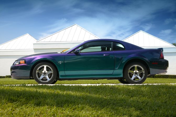 <strong>2004 Ford SVT Mustang Cobra. </strong>The 2004 models were the last to be manufactured in Ford's Dearborn Assembly Plant, which had produced every model year Mustang since its inception.