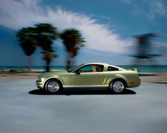 <strong>2006 Ford Mustang. </strong>The Mustang V-6 Deluxe is seen here, equipped with the sport appearance package.