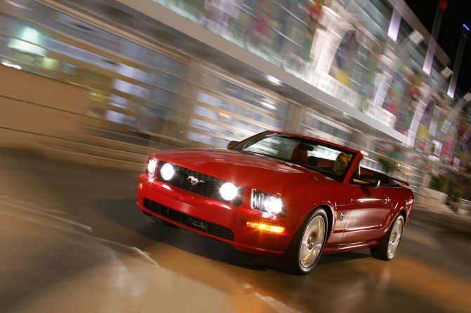 <strong>2009 Mustang convertible</strong>. Thousands descended on Birmingham, Alabama, as the state declared "Mustang Day" on April 17, 2009, to celebrate the Mustang's 45th anniversary.