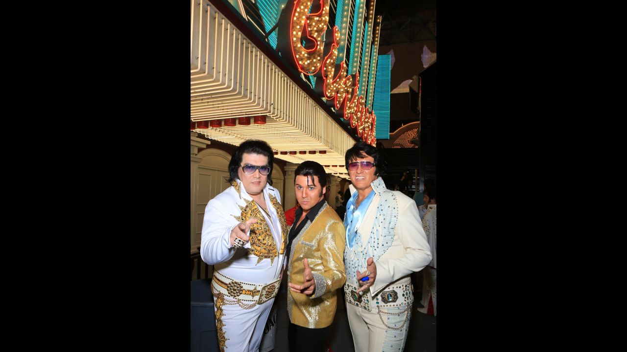 It's not unusual to bump into an Elvis impersonator at the gas station or convenience store.