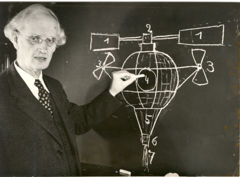 Piccard's grandfather, Auguste Piccard, was a physics professor who helped pave the way for high-altitude navigation by inventing the pressurized cabin. He was also the first person to reach the stratosphere in a balloon. 