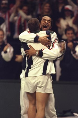 After the 1991 release of his first album "Black and White" -- which included lyrics in French, English and Cameroon dialect -- Noah agreed to captain France's Davis Cup team and led the men to their first victory in the competition, a feat he repeated in 1996. A year later he skippered France's women to their first Fed Cup triumph.