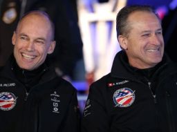 Bertrand Piccard and Andre Borschberg.