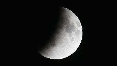 Dust and sulfur dioxide in the Earth's atmosphere can affect the size of the shadow spreading across the moon's surface. 