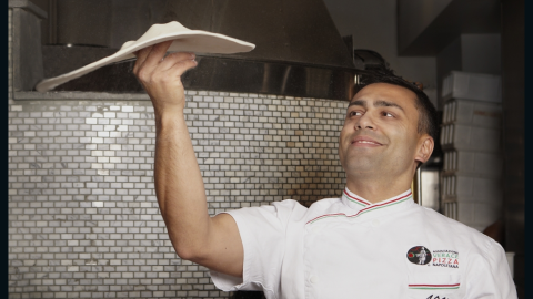At Italy's annual Pizza World Championship, Australian Johnny Di Francesco took the prize for top margherita pizza.