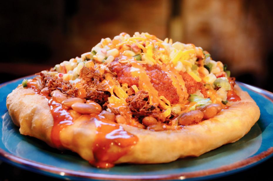 The Indian taco with shredded bison is a favorite at <a href="http://tocabe.com/" target="_blank" target="_blank">Tocabe: An American Indian Eatery</a> in Denver. "We're trying to showcase American Indian cuisine in the 21st century," co-owner Matt Chandra says. "This is food that speaks to tradition but also shows that it can progress."