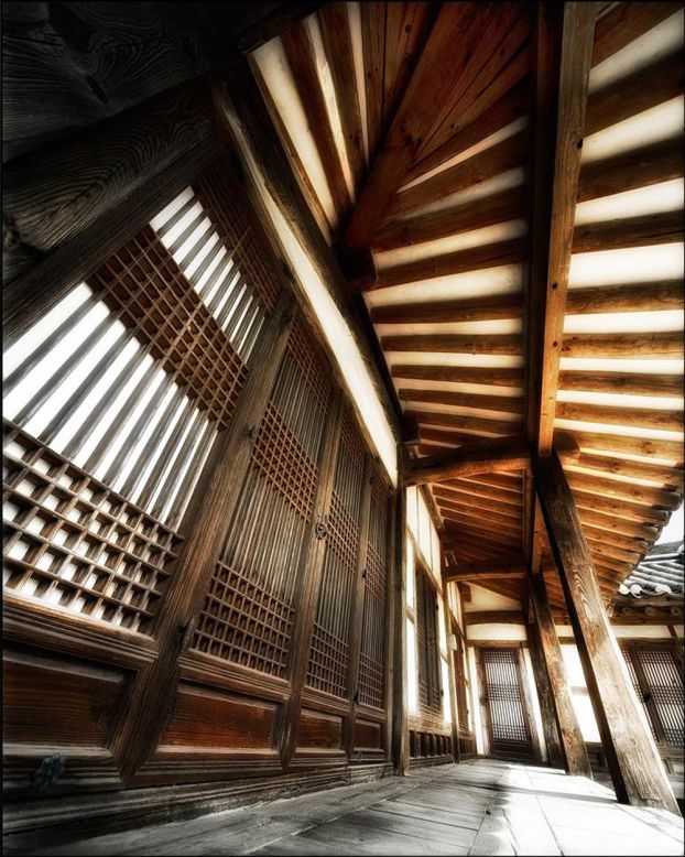 <strong>Paju Book City</strong><br /><br />Taken in Paju Book City, an <a href="http://travel.cnn.com/seoul/visit/5-reasons-visit-paju-book-city-266100" target="_blank">esoteric, book-obsessed city</a> just north of Seoul, Mathew Theron's photograph shows a hanok, a traditional Korean house. <br /><br />While they're disappearing fast due to urban development, exquisite, centuries-old hanok <a href="http://travel.cnn.com/seoul/visit/5-reasons-stay-hanok-while-traveling-korea-813242" target="_blank">available for overnight visitors </a>can still be found throughout the country. Travelers be warned: many don't have showers. 
