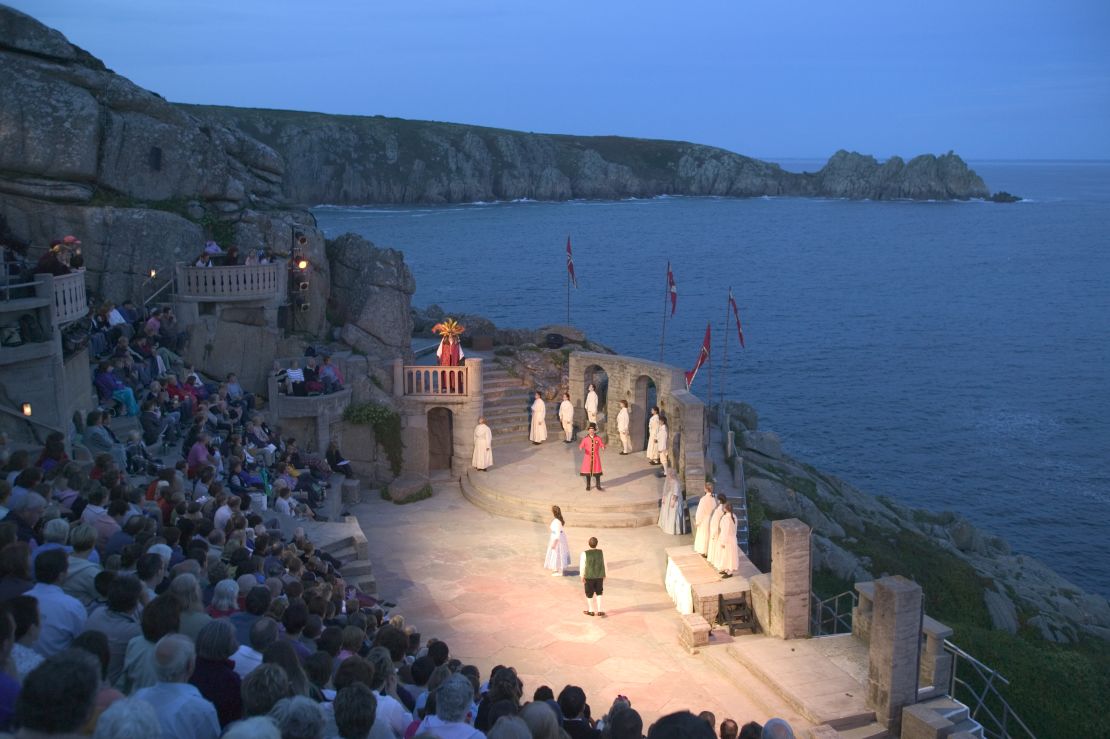 Try not to get distracted by the views at the Minack Theater.