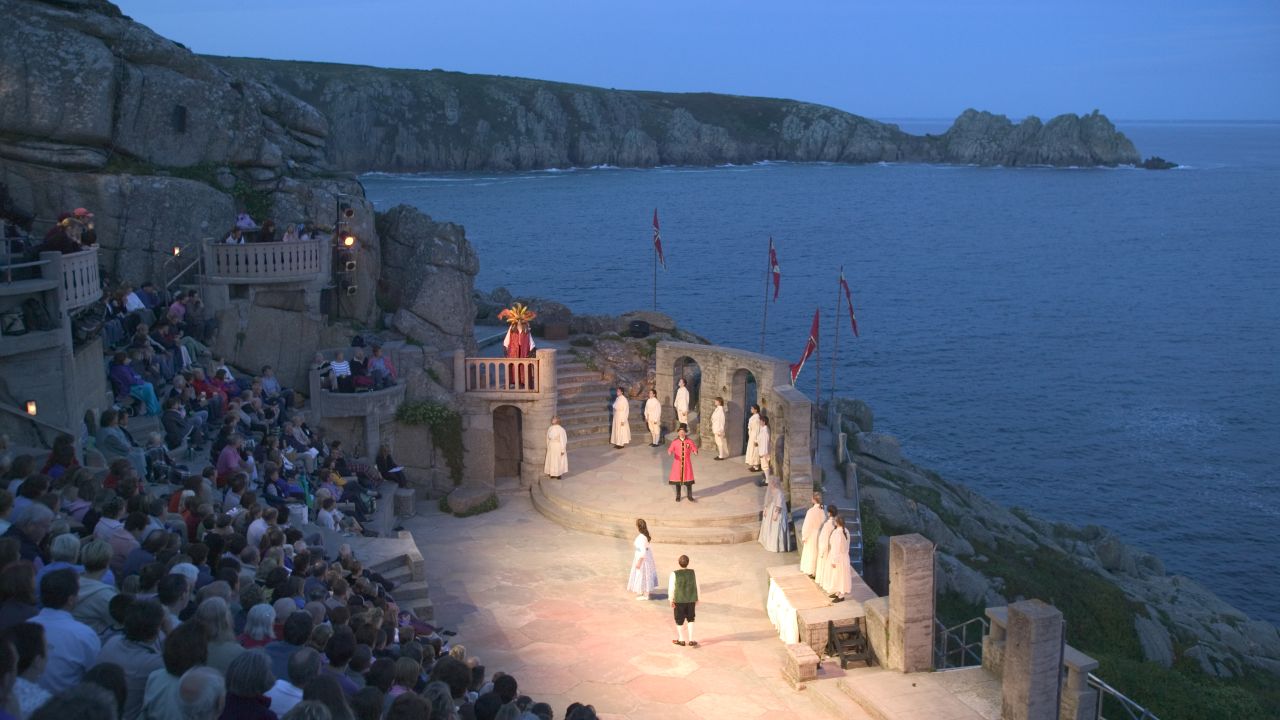 Try not to get distracted by the views at the Minack Theater.