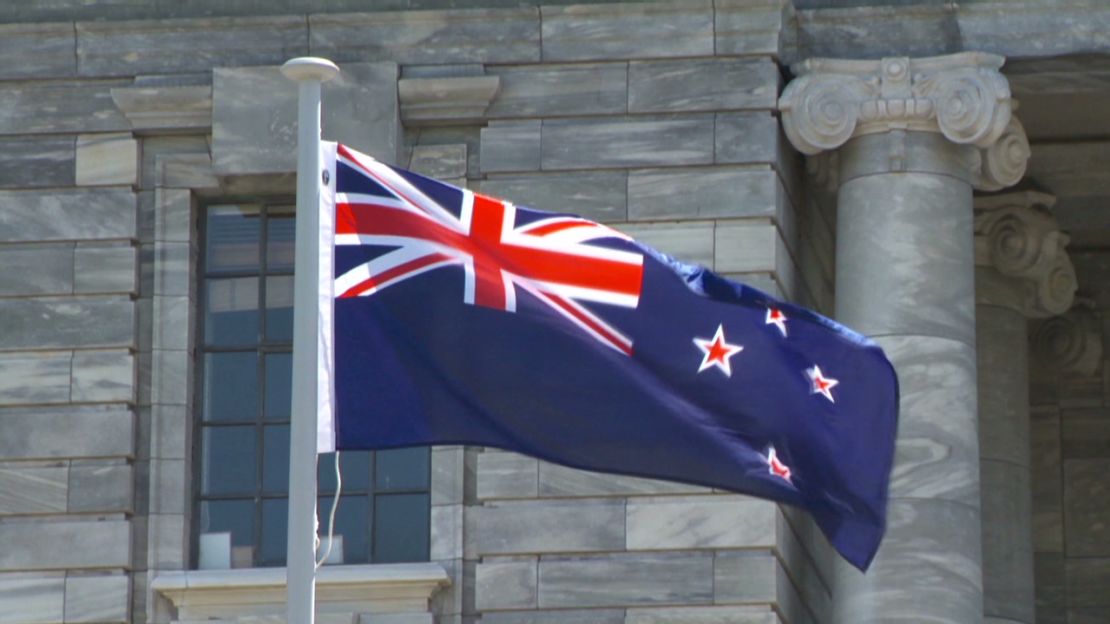 The current New Zealand flag.