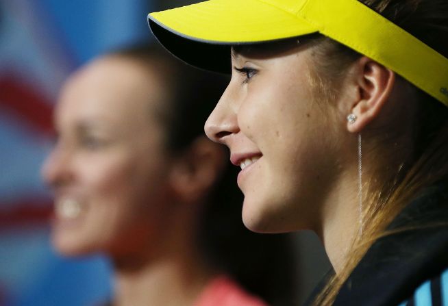In April's Family Circle Cup, Bencic fought through two qualifying rounds and four competition rounds  -- knocking out Maria Kirilenko, Marina Erakovic, Elina Svitolina, and Sara Errani -- to become the first qualifier to reach the tournament's semifinals.