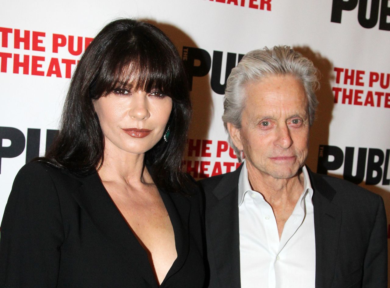 In April 2014, a reconciled Catherine Zeta-Jones and Michael Douglas went to opening night of the "The Library," a play at the Public Theater in New York. It was the first time they'd been seen in public together since they announced their "break" in August 2013. In 2015, they celebrated their 15th anniversary.