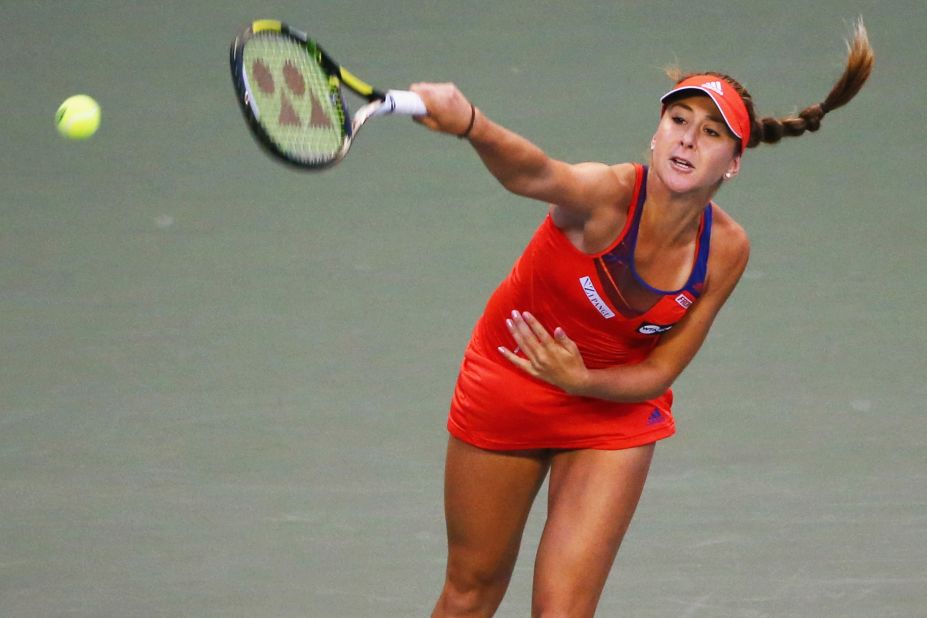 Aged 16, Bencic was reported by <a href="http://www.forbes.com/sites/miguelmorales/2014/03/05/16-year-old-tennis-pro-belinda-bencic-has-11-sponsors-but-shes-no-millionaire/" target="_blank" target="_blank">Forbes</a> to have 11 sponsors. 