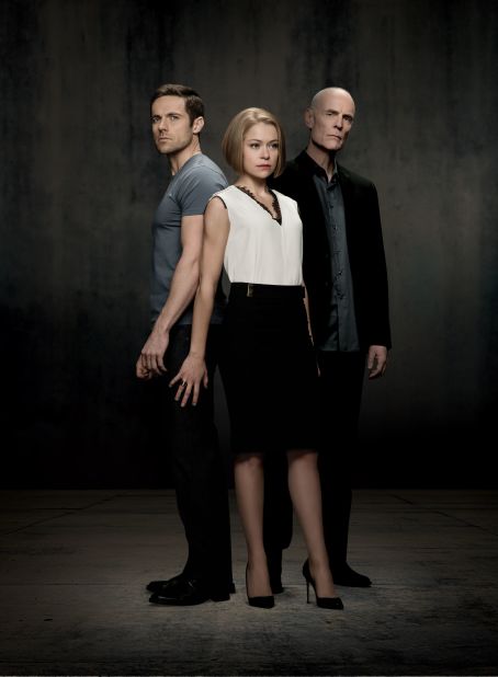 Introduced at the end of Season 1, powerful corporate pro-clone Rachel Duncan has been raised with complete awareness of who she is. She works with Dr. Aldous Leekie (Matt Frewer, right), who holds secrets about the clones. Paul Dierden (Dylan Bruce) is being blackmailed by Leekie into monitoring Sarah, but he's also falling for her.