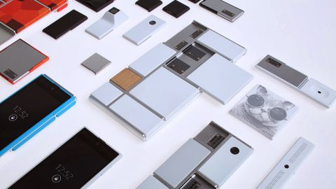 Google's Project Ara is a modular smartphone with swappable hardware components held together by magnets.