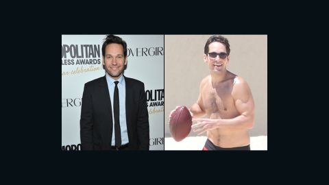 With <a href="http://marquee.blogs.cnn.com/2013/12/19/paul-rudd-as-ant-man/?iref=allsearch" target="_blank">his new role as a superhero in Marvel's "Ant-Man,"</a> it looks like Paul Rudd is bulking up. The actor was spotted on the beach in Mexico with some very noticeable muscles, leaving onlookers curious if he's been hitting the gym for the gig. (Or perhaps those pecs were there all along.)