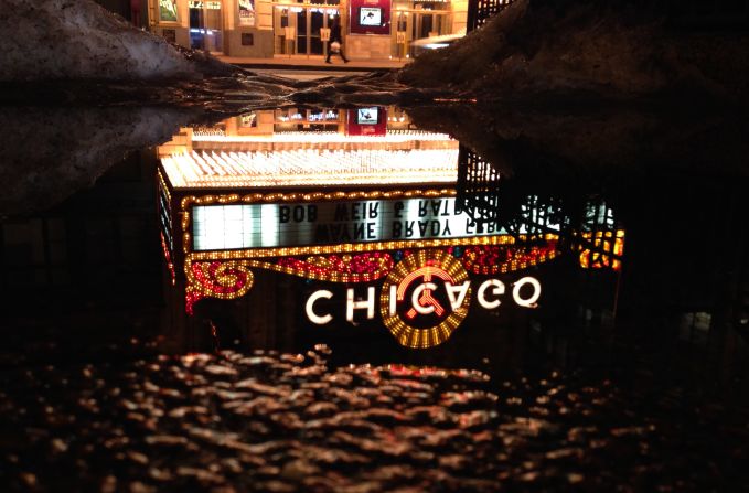 When Craig Shimala thinks of Chicago, the first image that pops into his head is the famed Chicago Theater. When the <a href="http://ireport.cnn.com/docs/DOC-1121639">marquee is lit</a> at night, "it's like it's beaming with the city's energy," he said.