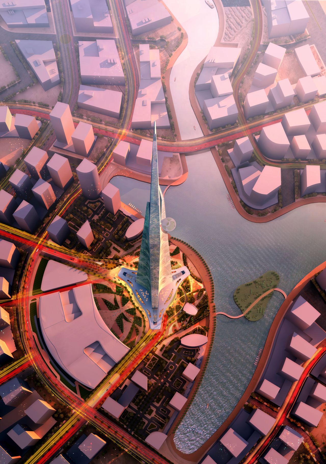 Also competing for the title of the world's tallest building is Jeddah Tower in Saudi Arabia. Designed by Adrian Smith + Gordon Gill Architecture, the tower aims to break the 1 km (3,280 feet) threshold upon its expected completion in 2019. Such innovation doesn't come cheap - the building is expected to cost <a href="http://edition.cnn.com/2015/11/30/world/meast/saudi-arabia-worlds-tallest-building-jeddah-tower/">$1.23 billion</a>.