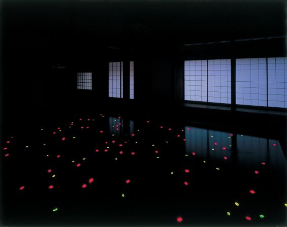 Naoshima residents participated in artist Tatsuo Miyajima's conversion of this nearly 200-year-old house into an installation titled "Kadoya." As par of the installation, digital numbers flicker in darkness in "Sea of Time '98." 