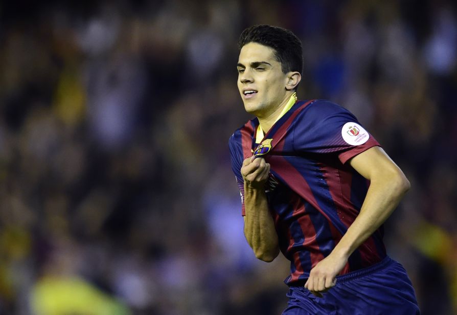 Barca equalized against the run of play in the second half, young defender Marc Bartra scoring with a firm header from Xavi's corner.