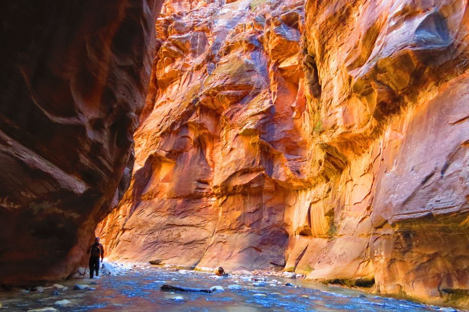 Some of the highlights of Utah's <a href="http://www.nationalparks.org/explore-parks/zion-national-park" target="_blank" target="_blank">Zion National Park</a> include a 2,000-foot-deep canyon and hiking areas known as the "The Narrows" and "The Subway," which is not a hike for the faint of heart. "As you go deeper into the canyon, the gap between the walls becomes narrower and the rays of sunlight that peek through the canyon made for an amazing experience," <a href="http://ireport.cnn.com/docs/DOC-946987">Marie Santos</a> said. 