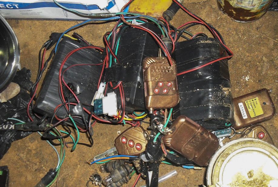 A photograph made available by the Nigerian army on August 13, 2013, shows improvised explosive devices, bomb-making materials and detonators seized from a Boko Haram hideout. Gunmen attacked a <a href="http://edition.cnn.com/2013/08/13/world/africa/nigeria-attacks/">mosque in Nigeria with automatic weapons</a> on August 11, 2013, killing at least 44 people.