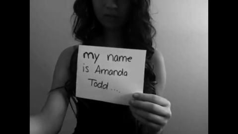 Canadian teen <a href="http://www.cnn.com/2012/10/12/world/americas/canada-teen-bullying/">Amanda Todd</a> posted a YouTube video to express her anguish after becoming the target of bullies when risque photos of Todd surfaced online, allegedly posted online by a man with whom she'd communicated. After posting the plea "I have nobody. I need someone. My name is Amanda Todd," she took her life at 15 years old in October 2012. A <a href="http://www.cbc.ca/news/canada/british-columbia/amanda-todd-case-rcmp-detail-5-charges-against-dutch-citizen-1.2614034" target="_blank" target="_blank">Dutch man has been arrested</a> in connection with the case, according to the CBC.