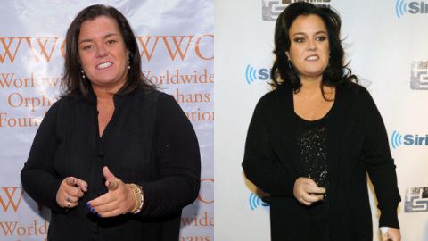 Rosie O'Donnell<a href="https://twitter.com/Rosie" target="_blank" target="_blank"> tweeted in April </a>that she has lost almost 50 pounds since undergoing weight-loss surgery in 2013. 