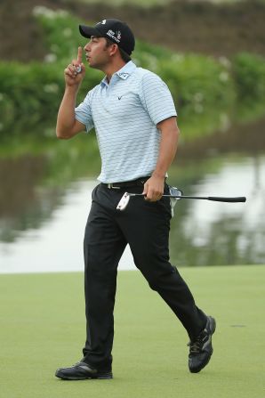 The 30-year-old is seeking his second European Tour title this season, having won the Abu Dhabi Championship in January.