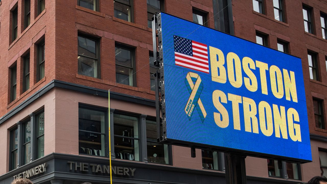 CNNE Boston Strong billboard