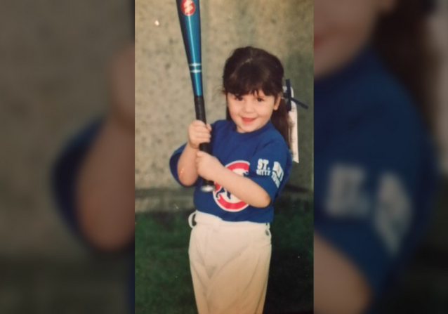 <a href="index.php?page=&url=http%3A%2F%2Fireport.cnn.com%2Fdocs%2FDOC-1120517">Deb Gordils</a> lived in Wrigleyville and grew up loving the Cubs. Her two daughters, now 12 and 16, also have a passion for baseball. This is an older photo of one her daughters batting up for Little League in her Cubs gear.