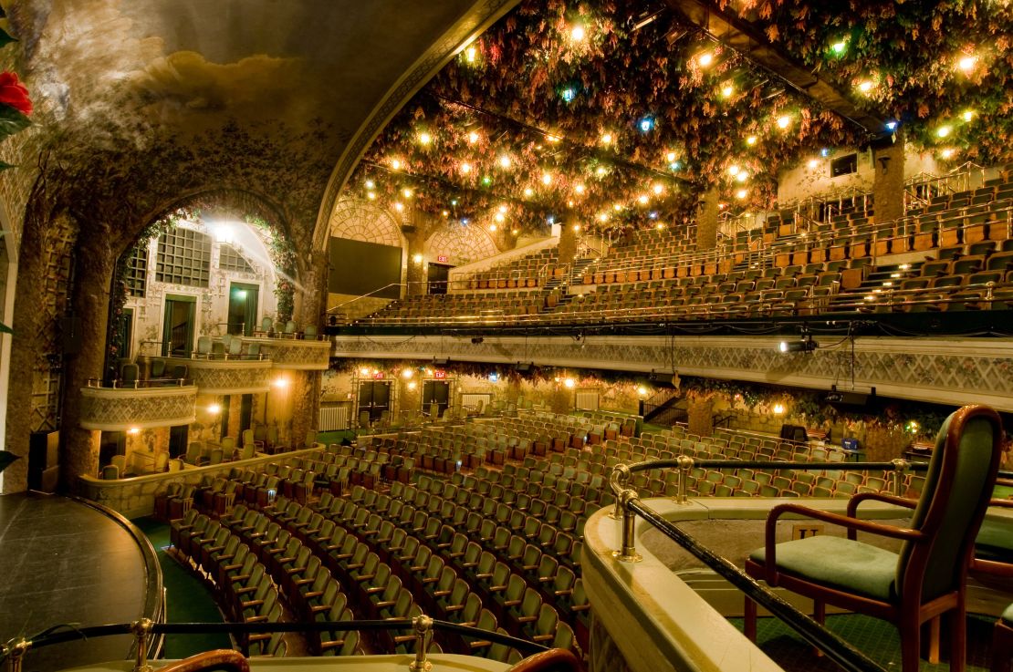 The gilded glamor of Toronto's Winter Garden Theatres.
