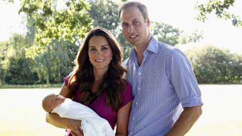 The "Kate Effect" is now a well-documented phenomenon. This picture of new mother Kate wearing maternity brand Seraphine, while posing for her first official portrait with William, increased the label's turnover by 50% in 2013. 
