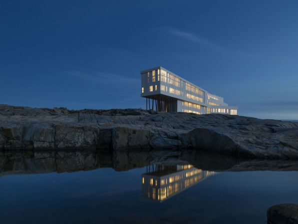 The Fogo Island Inn is described as a destination in itself. It's remote -- on Canada's east coast --  but this homage to Newfoundland's fishing culture pairs guests with a "community host" to show them around.