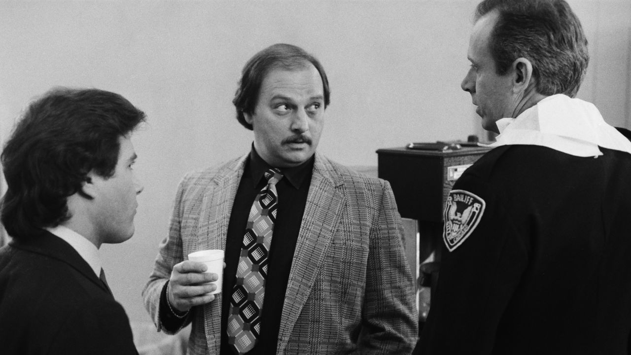 Dennis Franz (center, with Michael Pasternak and Parker Whitman) actually had two roles on "Hill Street Blues": crooked cop Sal Benedetto and the slovenly but effective Norm Buntz. The latter character was spun off into the short-lived "Beverly Hills Buntz" after "Hill Street" ended.