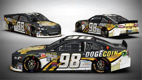 A 16-year-old on Reddit got the No. 98 car sponsored by Dogecoin for a race at the famous Talladega Superspeedway.