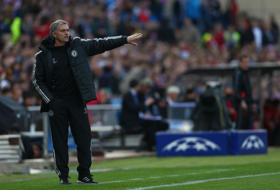 Jose Mourinho's Chelsea adopted a cautious approach during the first leg of the semi-final in the Vicente Calderon Stadium in Madrid.