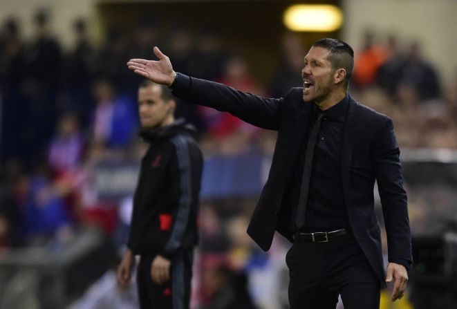 Atletico Madrid manager Diego Simeone shared the frustration of his side as they struggled to break down an obdurate Chelsea defense.