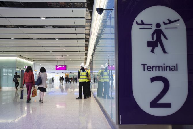 Britain's Queen Elizabeth II will officially open Heathrow's Terminal 2 in June.