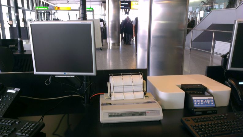 No brand new terminal is complete without a state of the art dot matrix printer.