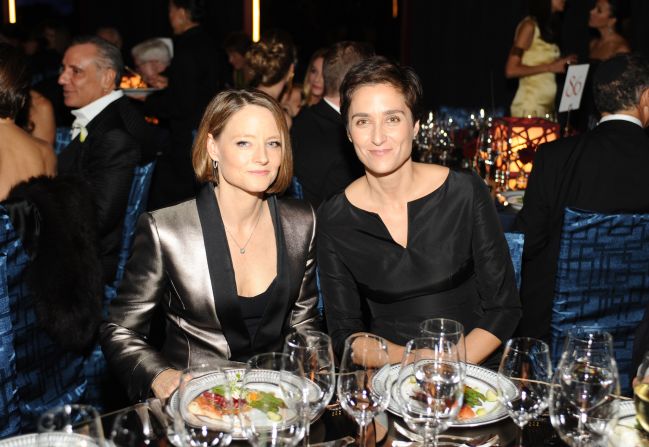 Jodie Foster, left, is adept at keeping her private life low-key. The actress quietly wed her girlfriend, photographer Alexandra Hedison, in mid-April 2014. According to <a href="index.php?page=&url=http%3A%2F%2Fwww.eonline.com%2Fnews%2F534871%2Fjodie-foster-marries-girlfriend-alexandra-hedison" target="_blank" target="_blank">E! Online</a>, the couple had been dating for almost a year.