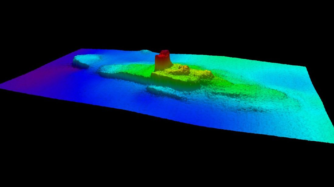 The NOAA team rediscovered what they thought was the City of Chester while surveying another nearby shipwreck. High-resolution sonar imagery clearly defined the hull and the fatal gash on the vessel's port side.