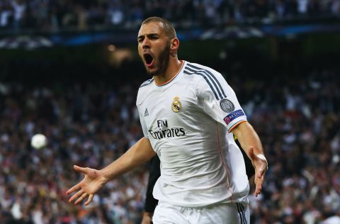 Karim Benzema's first half strike for Real Madrid was the only goal in a Champions League semi-final match that pulsated with attacking play at Real's Bernabeu Stadium.
